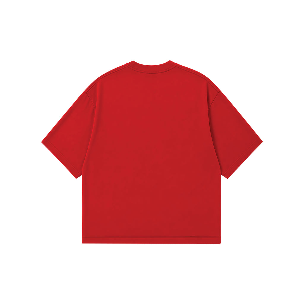 red tee
